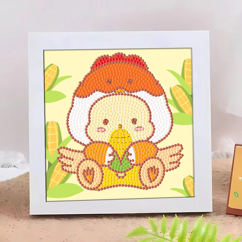 Diamante infantil DIY hecha a mano con material de marco paquete de dibujos animados Sanliou pegatinas de diamante regalo al por mayor pinturas de mampostería