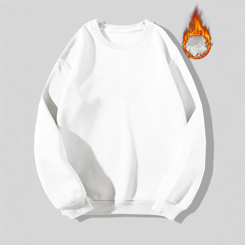 Cross-Border European Code Dropshipping Batch Foreign Trade Casual Velvet Sweatshirt Round Neck Sweatshirt for Men Cross-Border European Code Dropshipping Batch Foreign Trade Casual Velvet Sweatshirt Round Neck Sweatshirt for Men