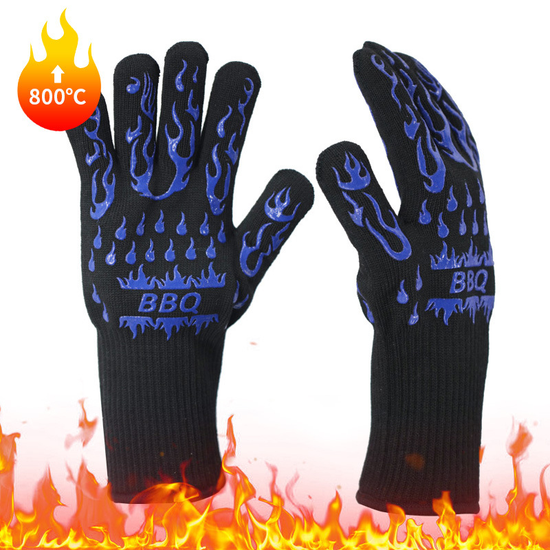 BBQ flame blue silicone: a pack