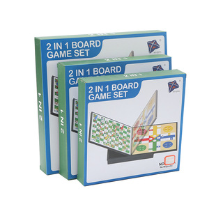 Puzzle Game Snake Chess Leisure Board Game Toy Magnetic Foldableing Chess Board Flying Chess Interactive Game Chess 2-in-1 Chess Board