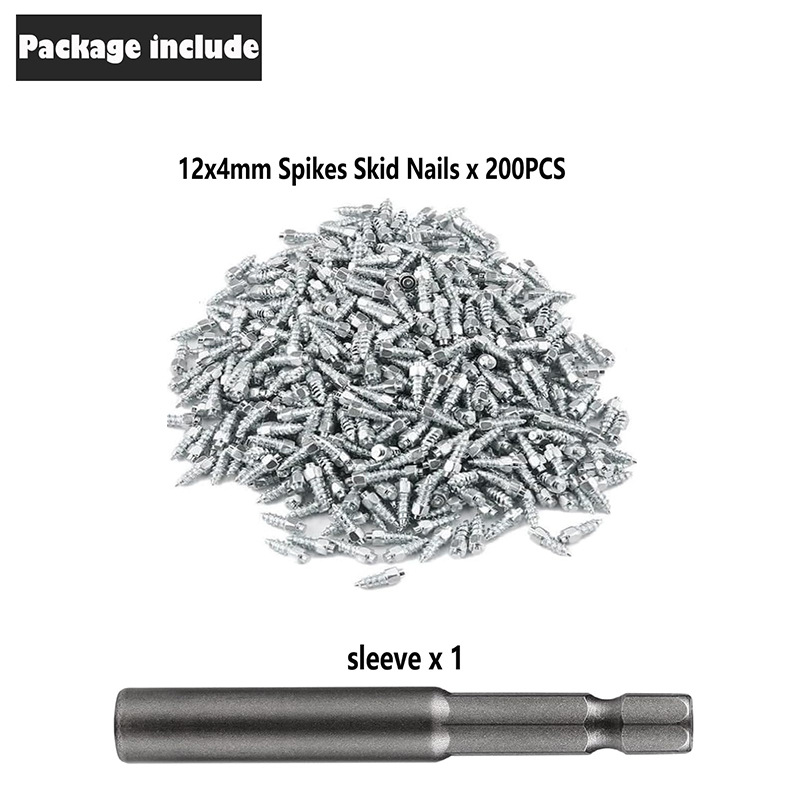 Winter Snow Anti-Skid Spikes Off-Road Tires Solid Tires for Off-Road Scooters, Mountain Bikes and Motorcycles, Wear-Resistant