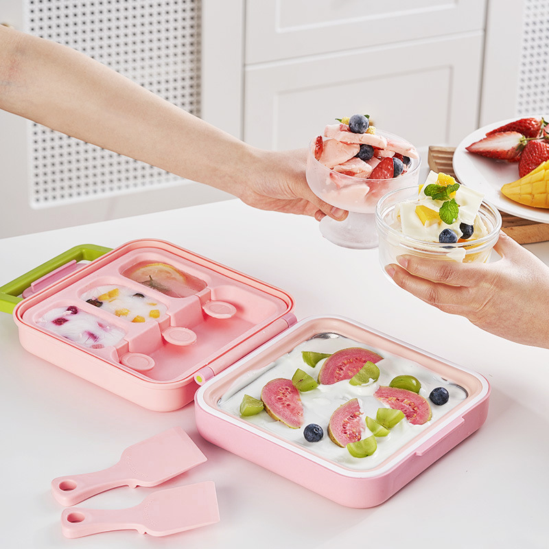 Creative Fruit Yogurt Ice Machine, Household Handmade Fried Ice Machine, Small Ice Cream Mold Set Creative Fruit Yogurt Ice Machine, Household Handmade Fried Ice Machine, Small Ice Cream Mold Set