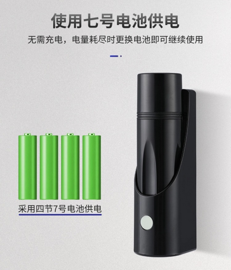Factory Direct Sales Hotel Wall-Mounted Fire Flashlight Night Light Flashlight Guest Room Led Light Emergency Flashlight