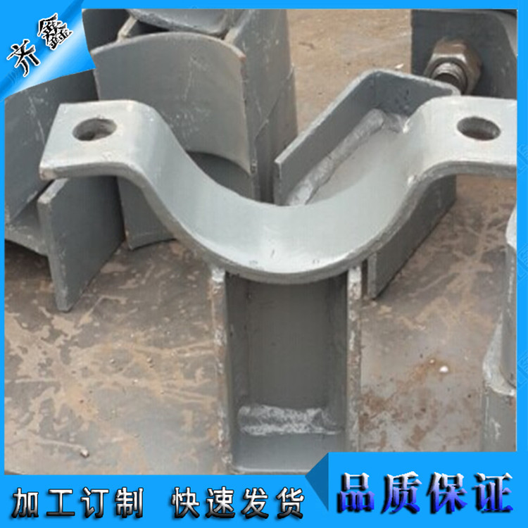 T型管托焊接型J1 振动管道用管托J13 化工厂配件 可变弹簧支吊架