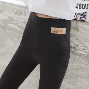 Girls' Leggings Outer Wear Spring and Autumn Thin Children's Pants Korean-style All-match High Waist Mid-size Baby Trousers