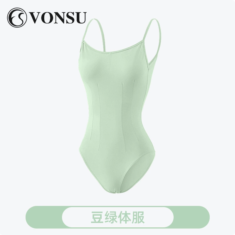 Vonsu Fanshu Yikao Боди костюм Гимнастика Одежда Танцевальная одежда подтяжки Взрослая балетная практика одежда Танцевальный