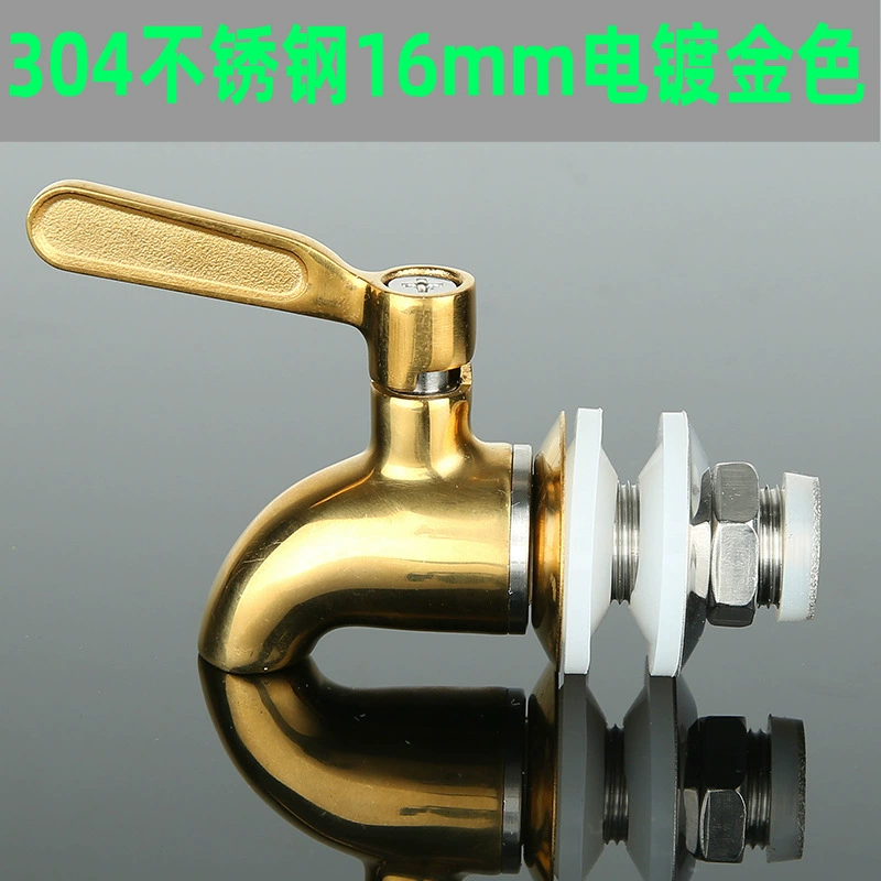 Смеситель для бутылки вина Золотой 304 кран из нержавеющей стали керамический винный кувшин сопло для воды винный бак винный бочонок клапан переключатель