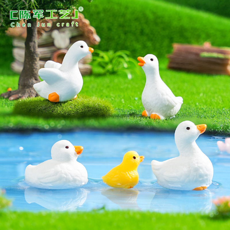 Cross-border micro-landscape cute duckling a doll gardening landscaping diy decorations accessories mini small ornaments Cross-border micro-landscape cute duckling a doll gardening landscaping diy decorations accessories mini small ornaments