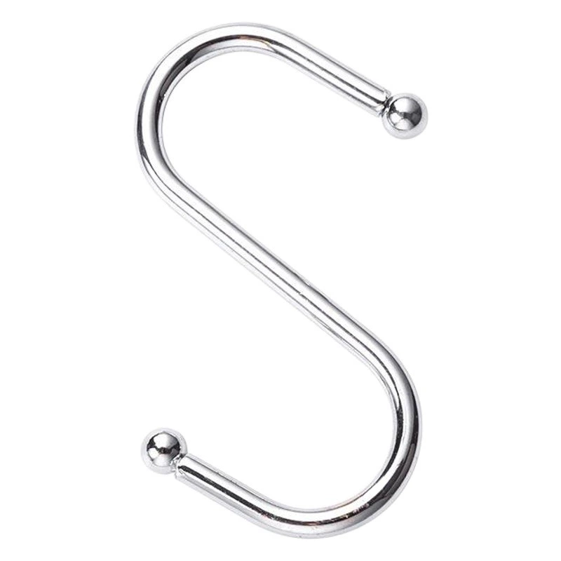 Трансграничная поставка для многофункциональных аксессуаров с S-образной пряжкой, крючок для хромированной ленты, S-образный крючок, большое количество в наличии