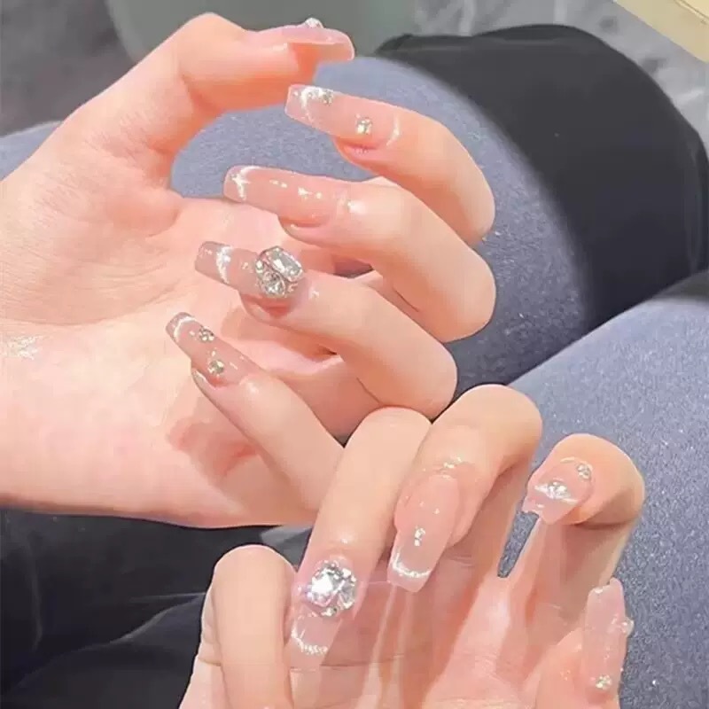 新款儿童穿戴甲卡通可爱小女孩美乐蒂学生美甲女童礼物可拆卸|undefined