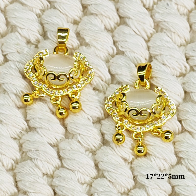 Exquisitos accesorios de joyería colgante de diamante de alta protección ultravioleta al por mayor collar DIY artesanal colgante de materiales de ropa de pulsera