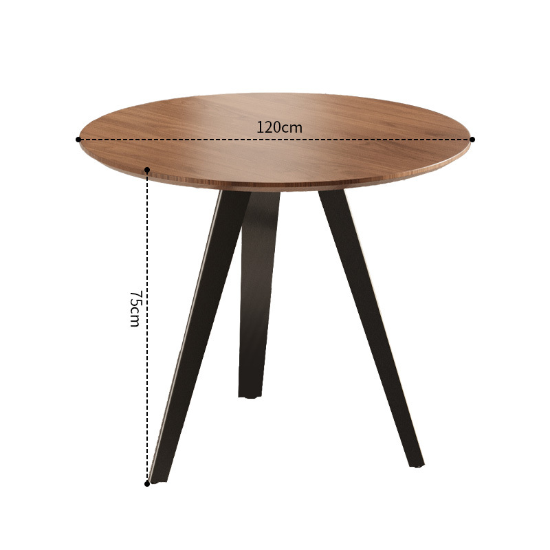 Mesa casual nórdica simple y moderna mesa de comedor casera de café mesa redonda mesa de negociación