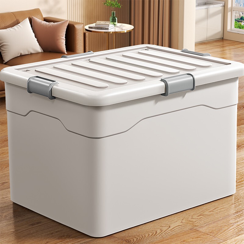 Storage Box for Home Use, Large Capacity Organizer for Clothes, Toys, Books, Plastic Storage Bin