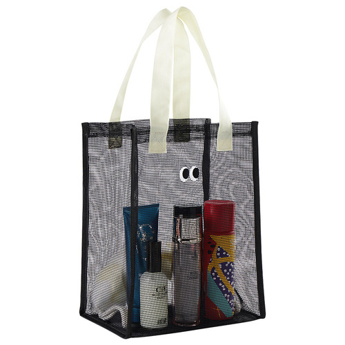 Cross-border travel beach bag storage bag hand-held cute outdoor shower swimming bag grid storage bag travel bag