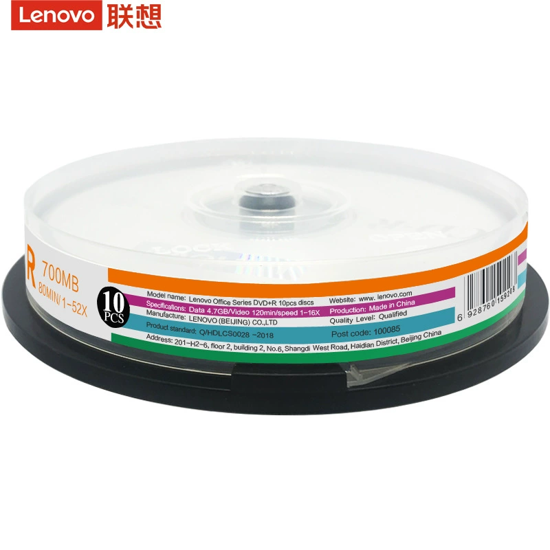 Леново DVD+R CD/Полученный диск 16 скорости 4.7ГБ офисная серия барабан 10 планшетов