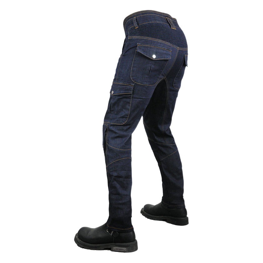 VOLERO K-2 pantalones vaqueros de la motocicleta de los hombres de cuatro estaciones de la motocicleta pantalones anti-caída kaudura equipo de protección de silicona