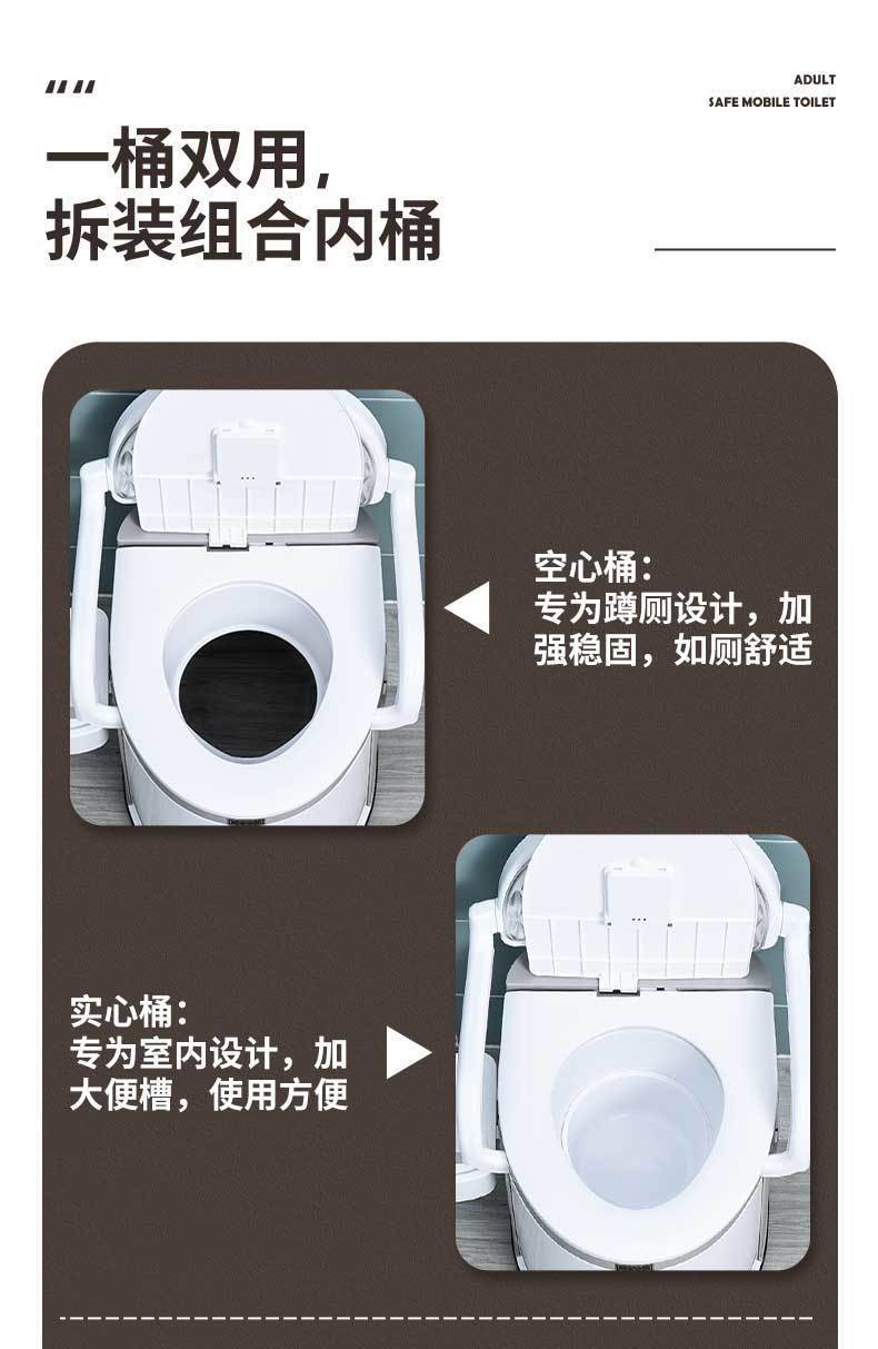 Toilet for the elderly at home, toilet chair, bedroom, adult, pregnant and postpartum toilet, mobile toilet, rural and rural areas undefined
