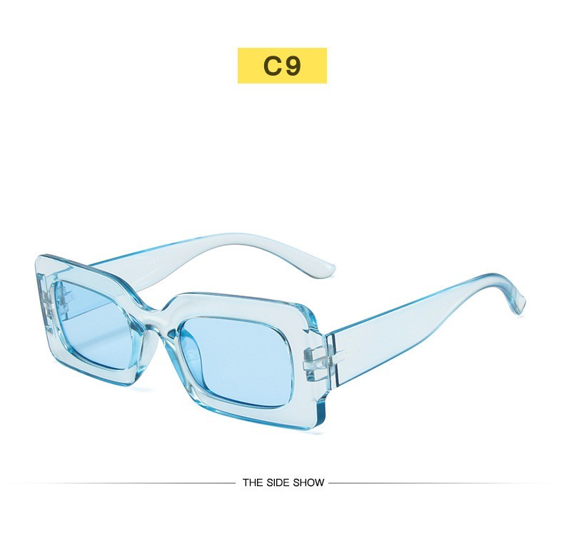 New Fashion Net red sunglasses women Retro Square small frame cross-border sunglasses personalized colorful hip-hop glasses wholesale_voghion.com