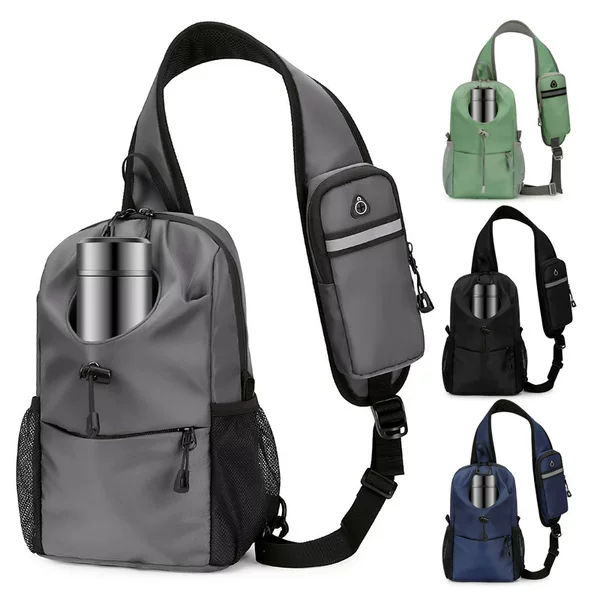 Messenger bag 2025 new cross-border mobile phone bag hot-selling ultra-light cross-body chest bag sling bag casual backpack for men and women