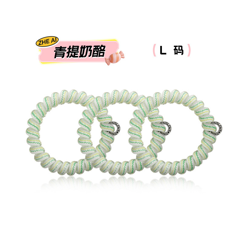 TT高级感电话线发圈 高弹力简约电话绳TT圈发绳无痕不伤发女款|undefined