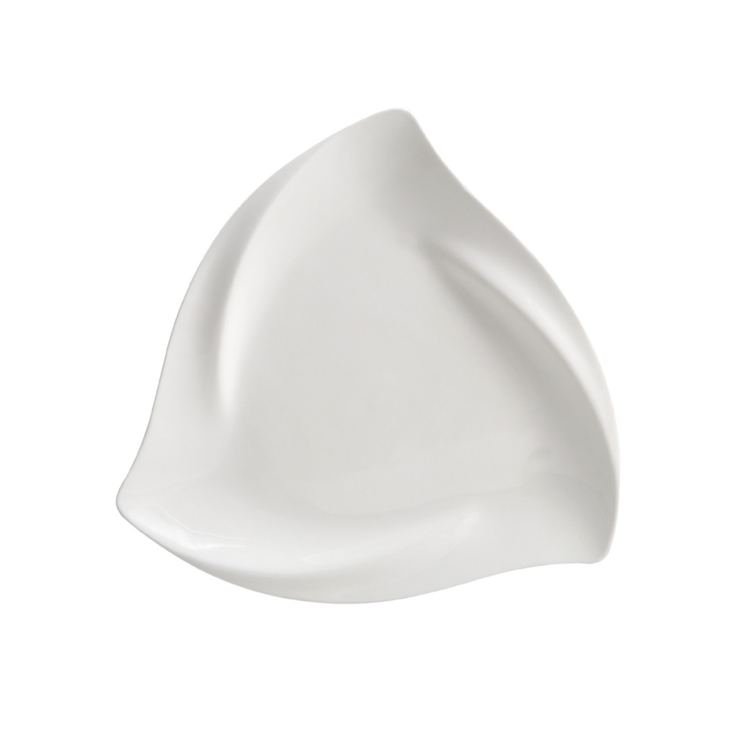 Platos de cerámica cubiertos triángulos creativos platos de platos especiales de platos caseros de platos