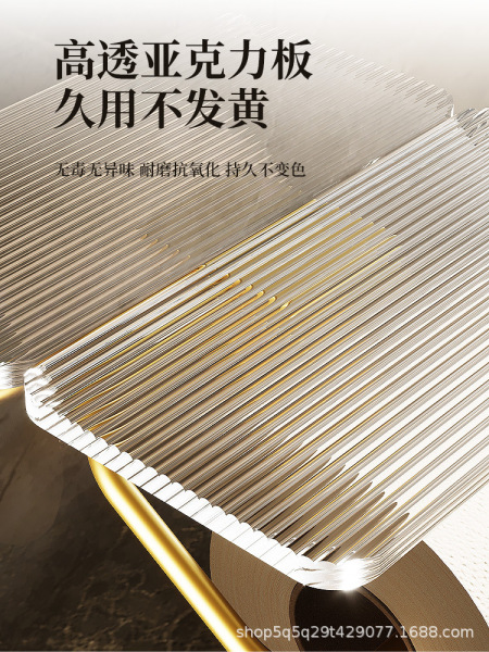 Light luxury bathroom tissue box free punching roll paper shelf…