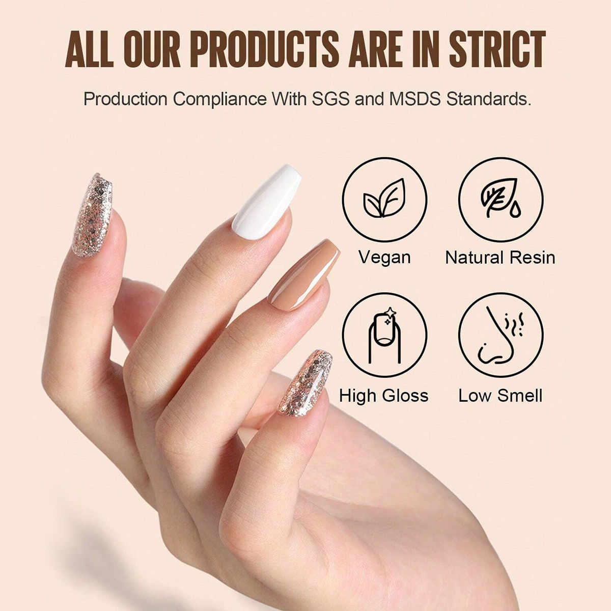 imprimación de sello de manicura fácil de moldear super durable imprimación de sello de esmerilado multifuncional pegamento de nail polish especial para manicuras image 5