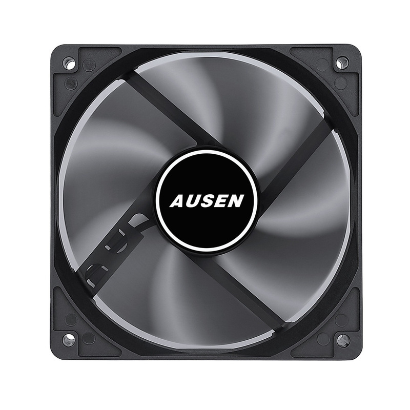 AUSEN デスクトップコンピュータケースファン 12 センチメートル大型 4pin マットファン 12025 冷却サイレントファン|undefined