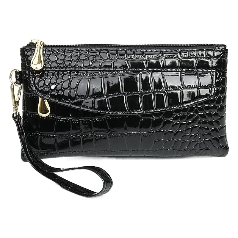 Moda nuevo embrague monedero móvil de las mujeres Bolso pequeño bolso de las mujeres brillantes ocasionales