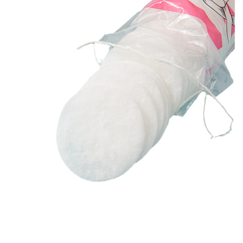 [Fábrica] 100 piezas de maquillaje de algodón removedor de maquillaje de doble cara belleza cuidado de la piel manicura blanco doble efecto compresa húmeda almohadilla de algodón de maquillaje