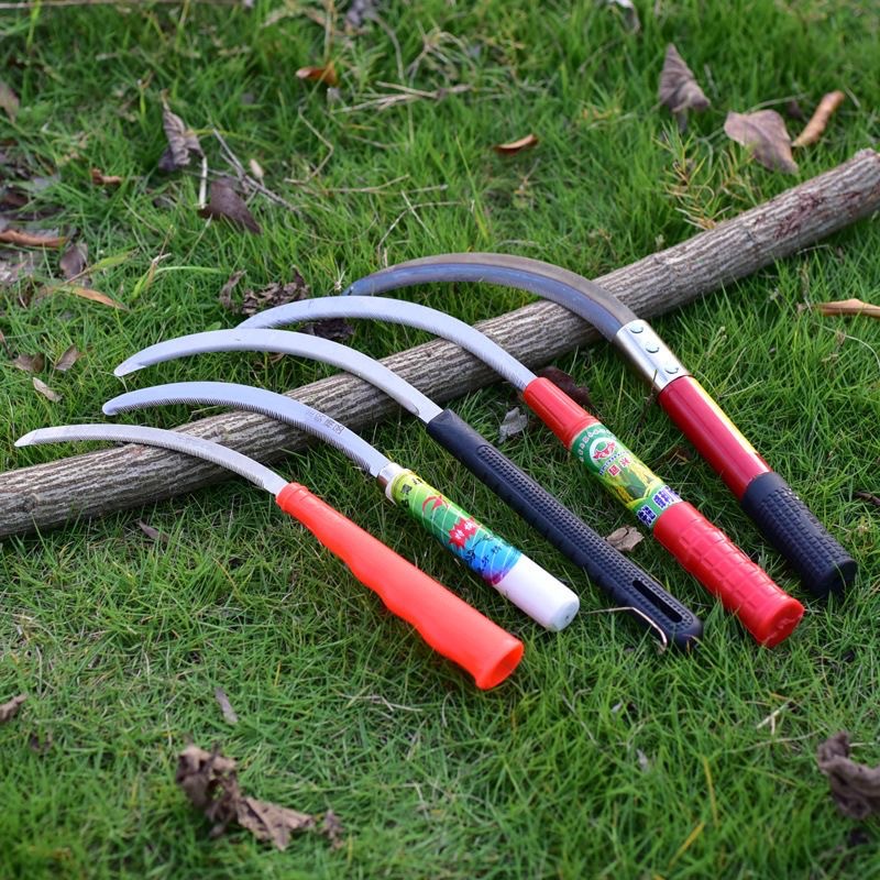 批发除草户外收割韭菜刀锯齿小镰刀厂家小镰刀弯刀出口小禾镰刀