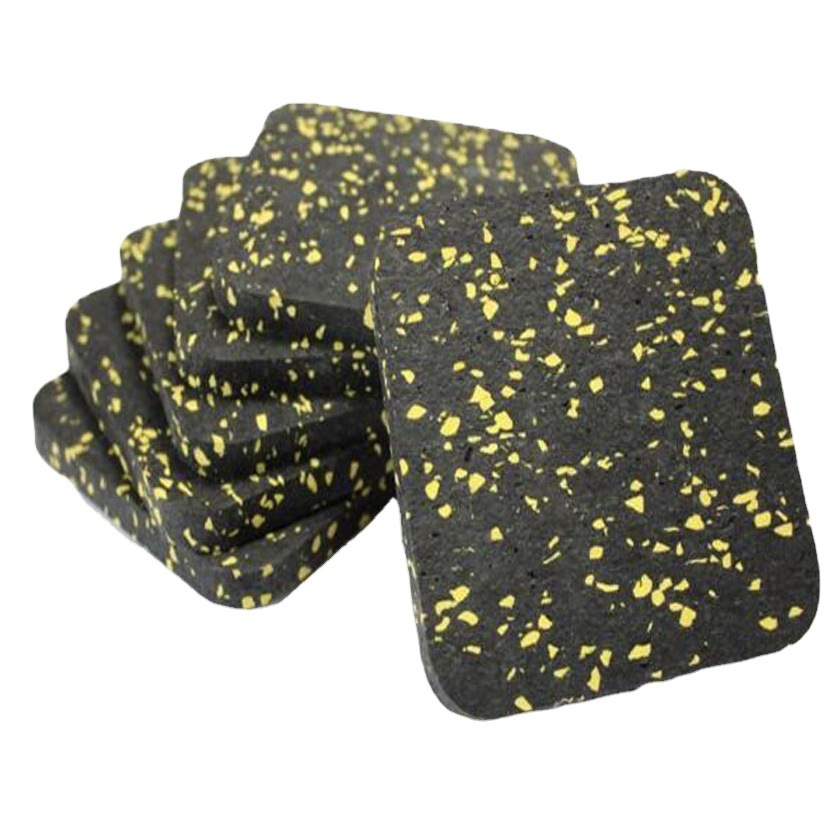 Cross-border Direct Supply Treadmill Shock Absorbing Mat Sound Insulation Cushion Floor Mat Gym Floor Mat Color Point Rubber Mat Furniture Foot Mat