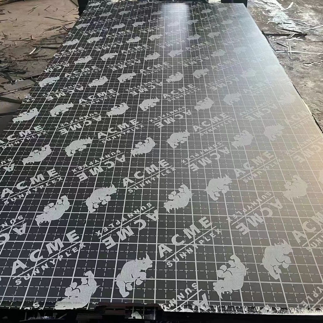 Tablero de madera resistente al desgaste de alta calidad, contrachapado de construcción resistente a los arañazos, tablero multicapa impermeable para obras de construcción, tablero laminado