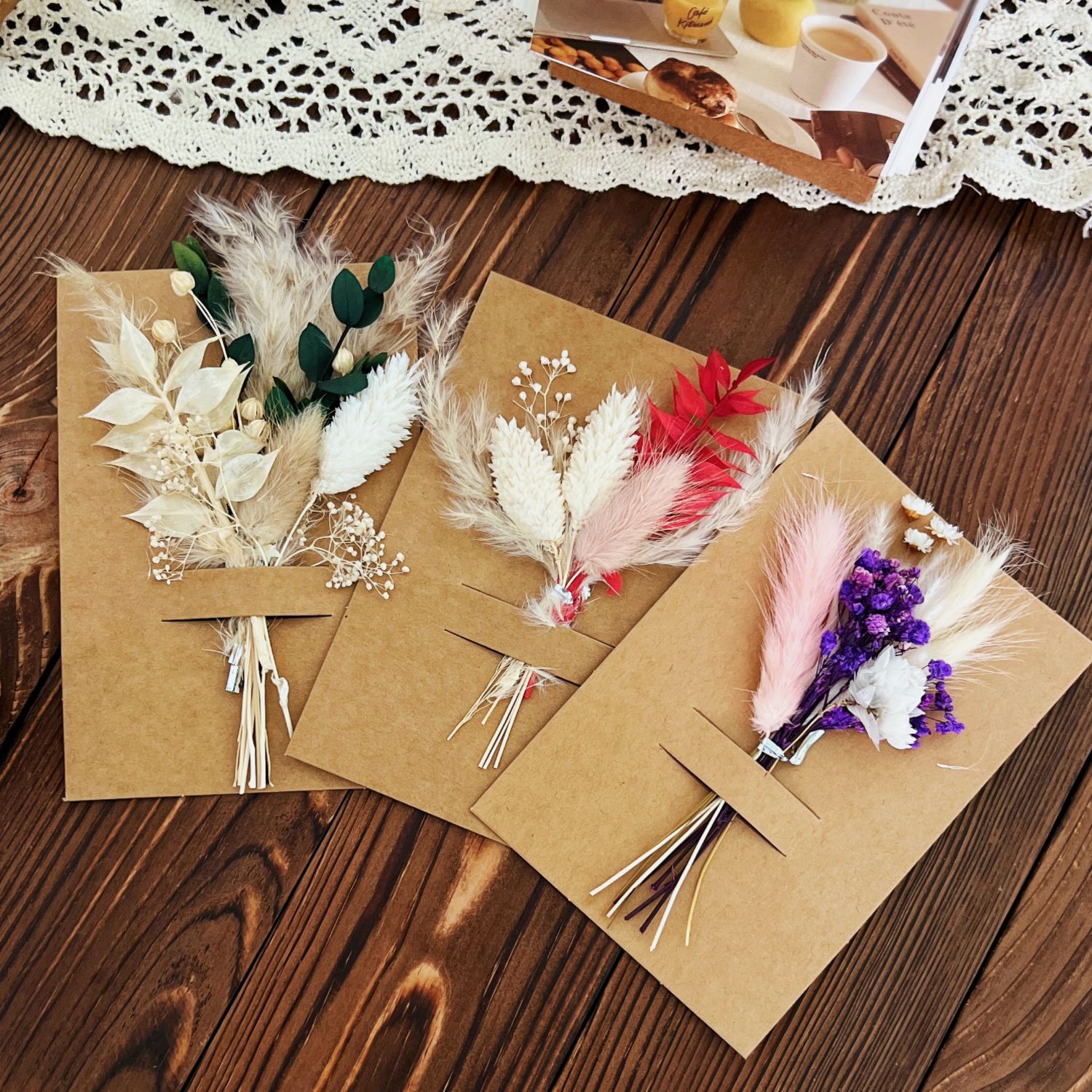 Dried Flower, Preserved fresh flower Material Elegant Romantic Flower Dried Flower Preserved Fresh Flower Artificial Flowers