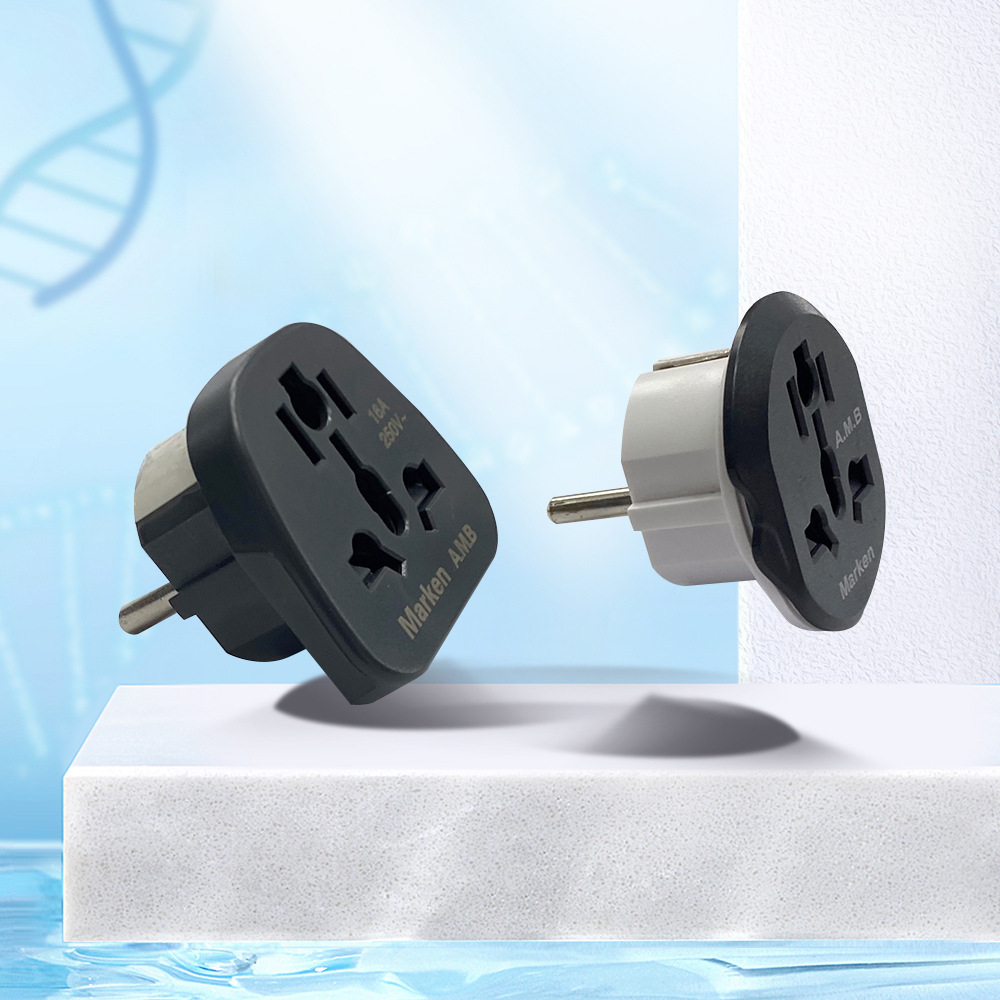 工厂直销多功能转换插排插欧式多孔多用途彩色小型便捷式转换插座