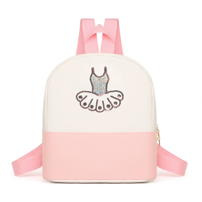Children's dancing backpack, cartoon shoulder bag, storage system, nail sequins, nail decoration, worn on the shoulder