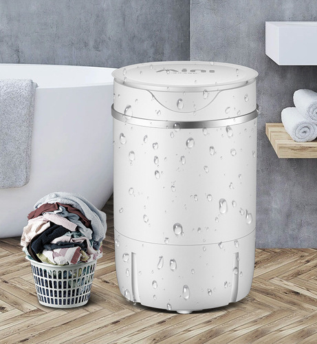 110v mini small washing machine for home use for babies and children, semi-automatic single barrel washing machine for socks and underwear