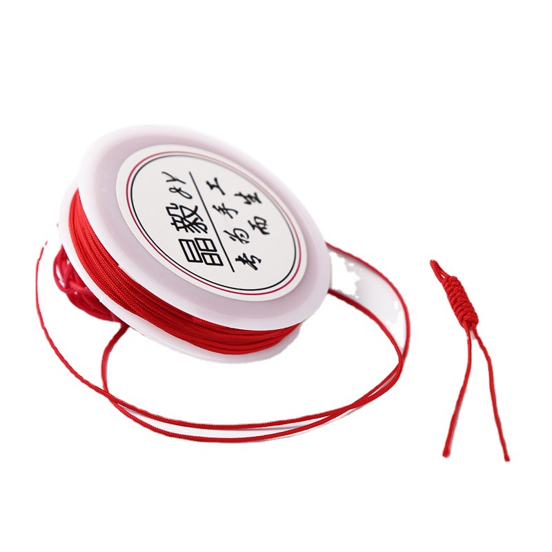 Fábrica directa 1mmA hilo Jade hilo DIY accesorios de joyería hechos a mano hilo trenzado hilo torcedura borla alambre lote