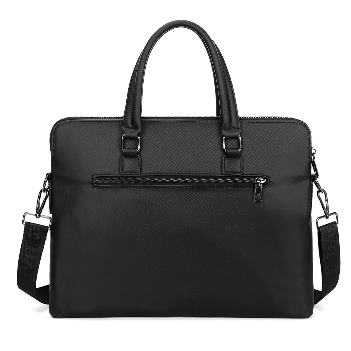 Men's handheld purse for documents, capacious linen bag for folders