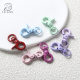 Hanging spray paint dog buckle spring buckle clasp DIY jewelry accessories color key chain accessories luggage pendant jewelry