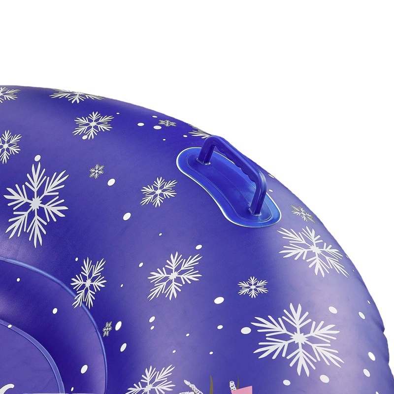 Утолщенная надувная лыжная доска (ватрушка) для взрослых, устойчивая к холоду и износу, из высококачественного ПВХ, в наличии на складе.