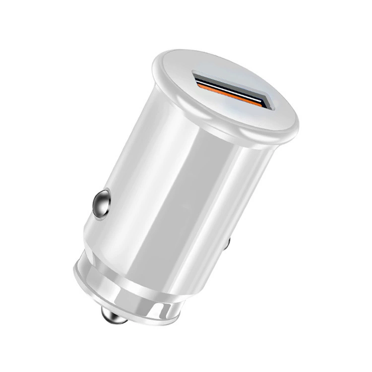 Мини-зарядка USB в авто qc3.0 быстрая зарядка автомобильная зарядка один порт мобильный перекрестная торговля перекрестная оптовая горячая распродажа