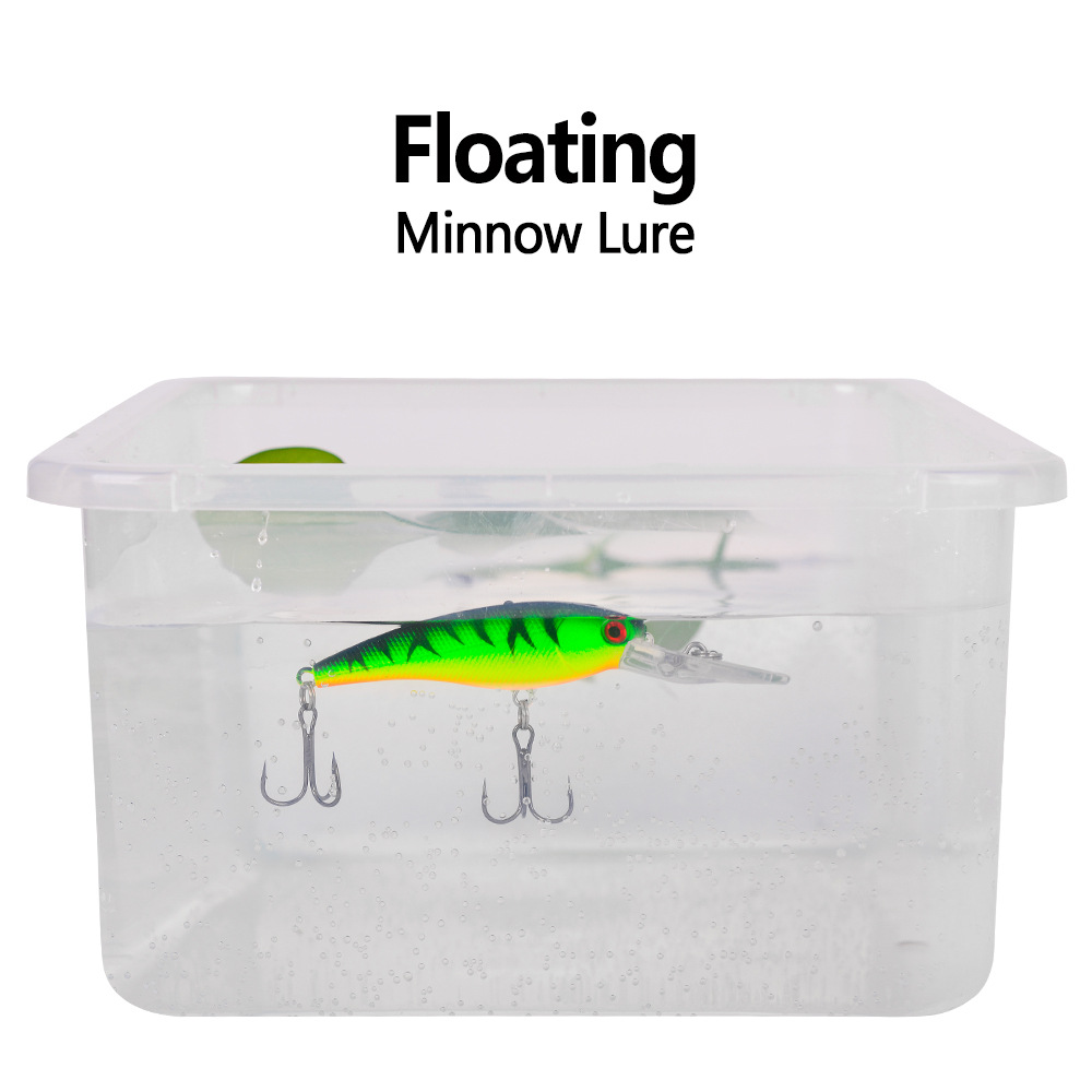 10 Colors Floating Jerkbaits Lures Hard Plastic Minnow Baits Fresh Water Bass Swimbait Tackle Gear