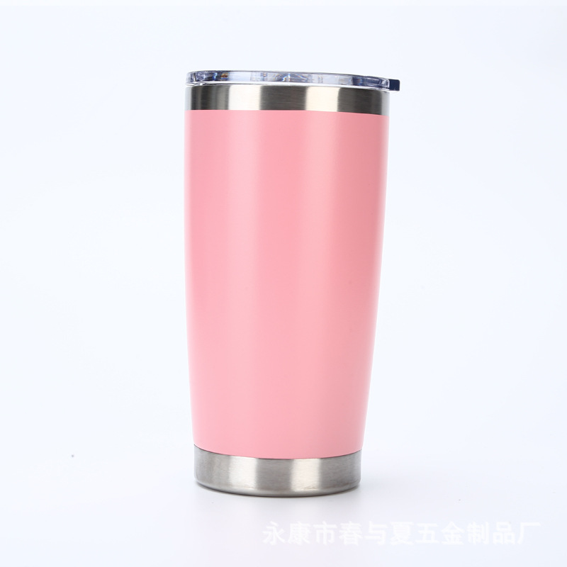 Amazon se especializa en vasos para automóvil de 20 oz, acero inoxidable 304 con aislamiento de doble capa para retención de calor y frío, práctico vaso para hielo con soporte para automóvil, ideal para regalo.