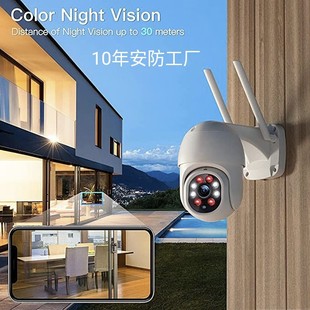 Cross-Border Export Smart Ball 360-Degree Wifi Camera 3 Million 500 Million Tuya Graffiti Camera