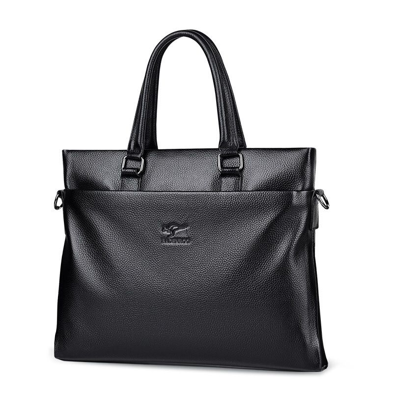 Explosions men's handbag leather men's computer bag cowhide 14 inch travel large capacity briefcase a generation of hair Explosions men's handbag leather men's computer bag cowhide 14 inch travel large capacity briefcase a generation of hair