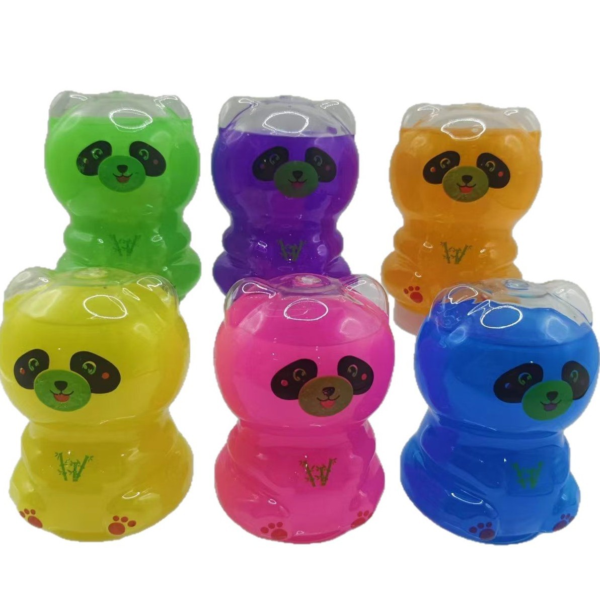 Explora el maravilloso mundo de los osos de barro de cristal. Transparente, suave, no tóxico, colorido y creativo para niños. Mud de color slime.