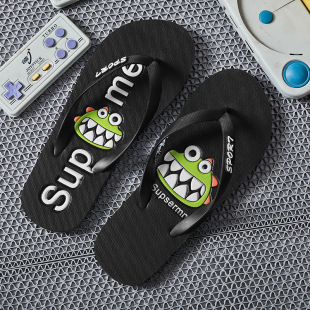 Slippers for Men 2025 New Spring Flip-Flops Ins Popular Super Popular Flip-Flops for Outer Wear Beach Non-Slip Sandals