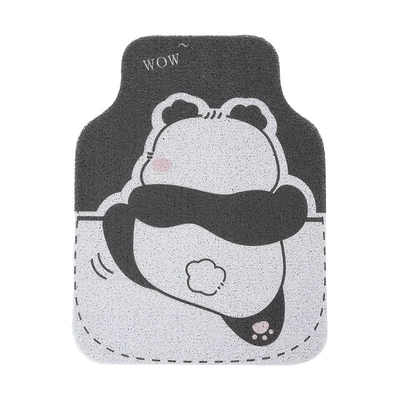Dirt-Resistant, Universal Car Floor Mats, Universal Foot Pad - front-row-panda-paw-car-mats