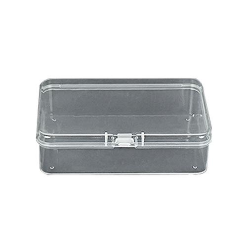 Wholesale square pp plastic box translucent jewelry stationery packaging box small things box parts storage box with lid